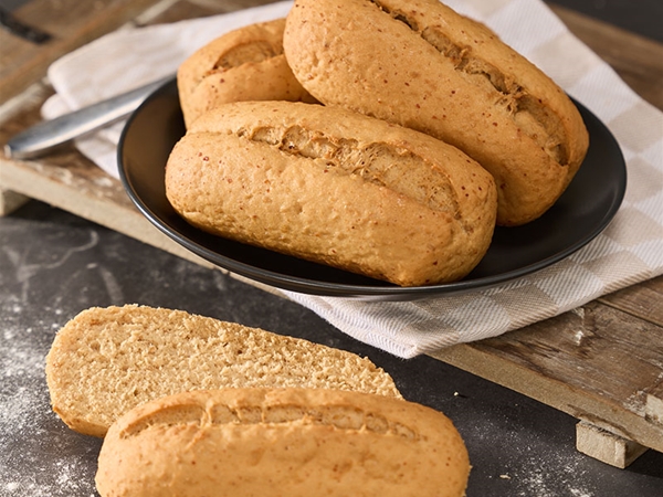 Afbakbroodjes bruin glutenvrij per 4