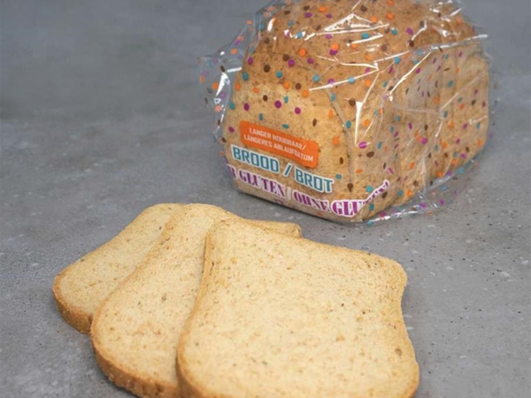Houdbaar bruin brood glutenvrij Bakker L