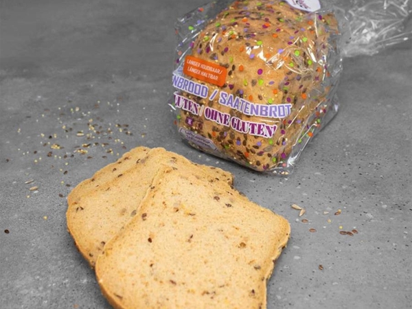 Houdbaar meerzadenbrood glutenvrij